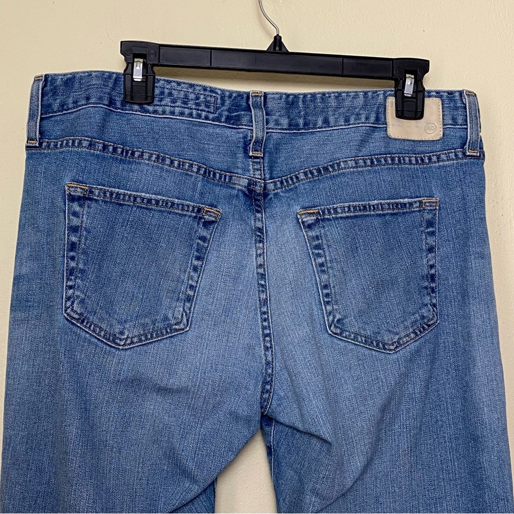 AG-ED DENIM Adriano Goldschmied Classic Blue Straight Fade Jeans Sz 31R - Picture 5 of 16